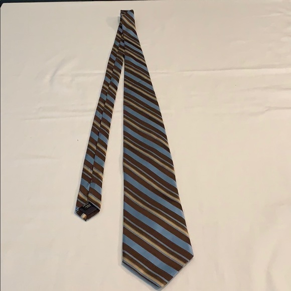 Nicole Miller New York Striped Silk Tie NWOT - Picture 2 of 4